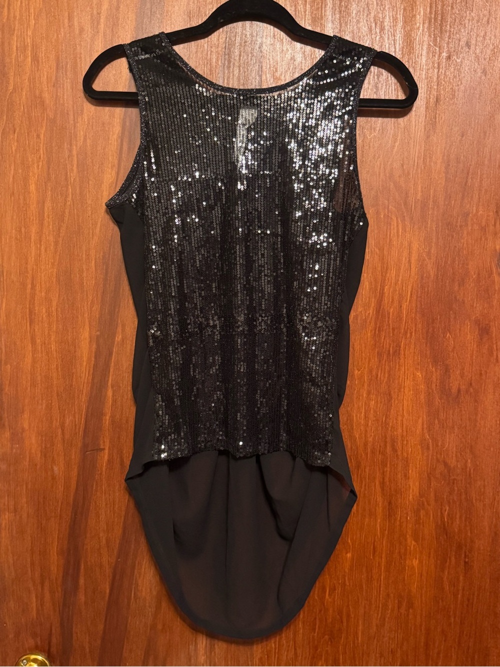 Cristina Love Y2K Sequin Party High Low Tank Top Size Small